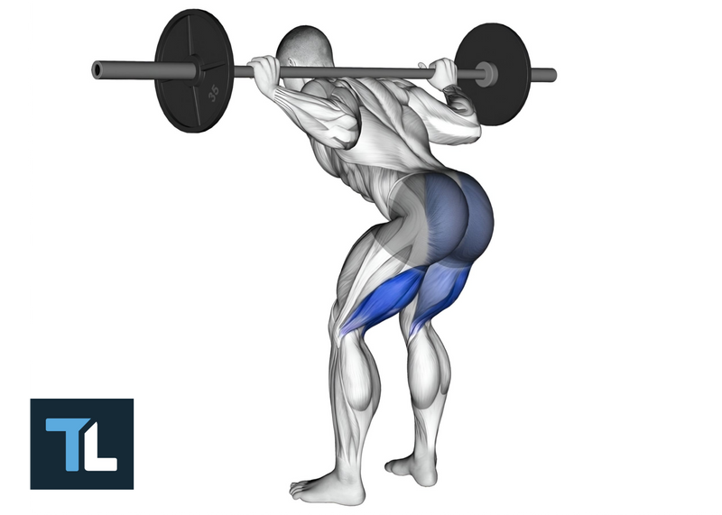 barbell good morning exercise