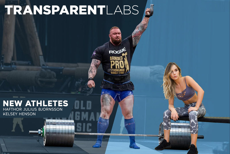 Hafthor Bjornsson and Kelsey Henson Transparent Labs