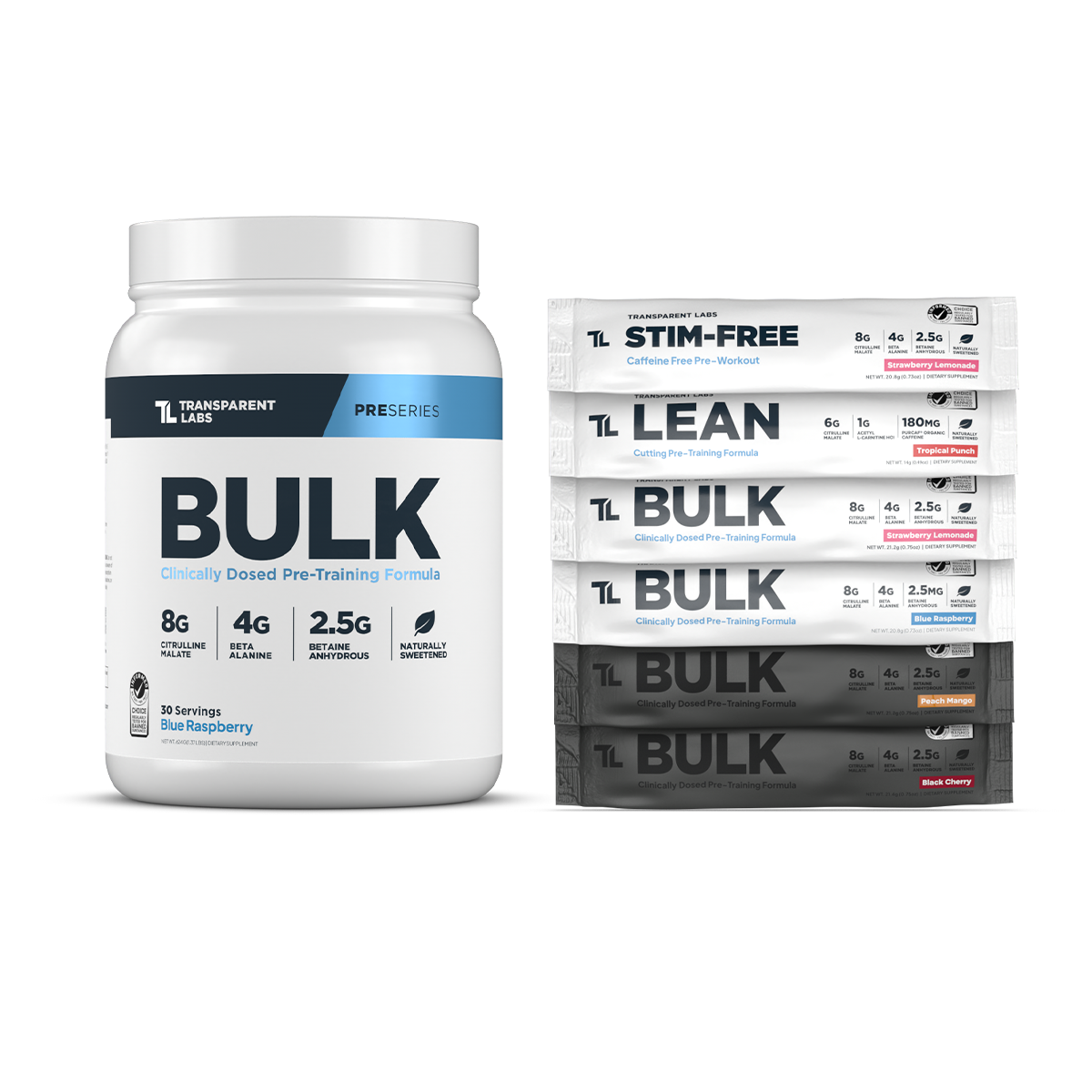 Bulk Pre-Workout + Free Variety Pack