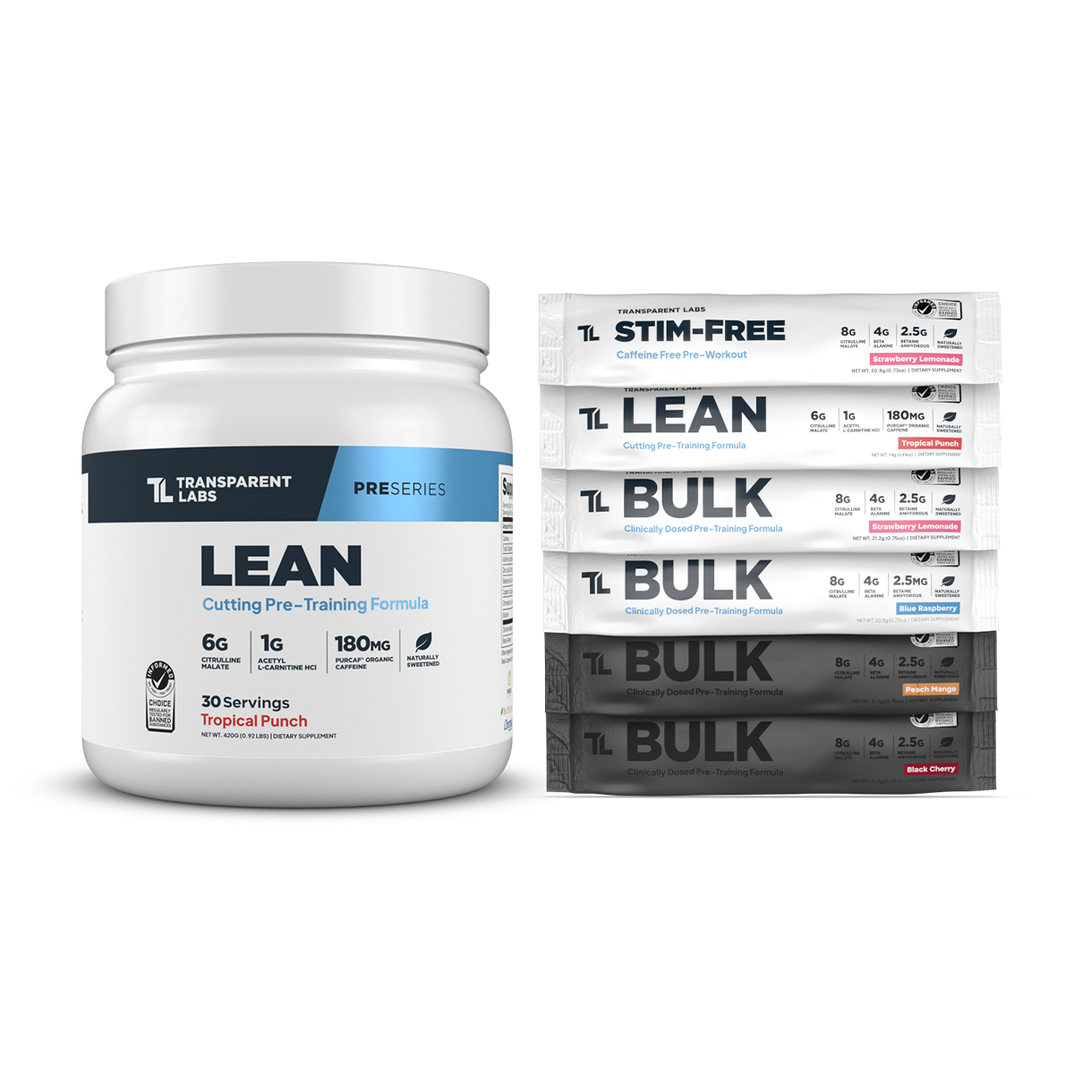 Lean Pre-Workout + Free Variety Pack