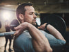man powerlifting