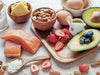 Low carb snacks resting on counter