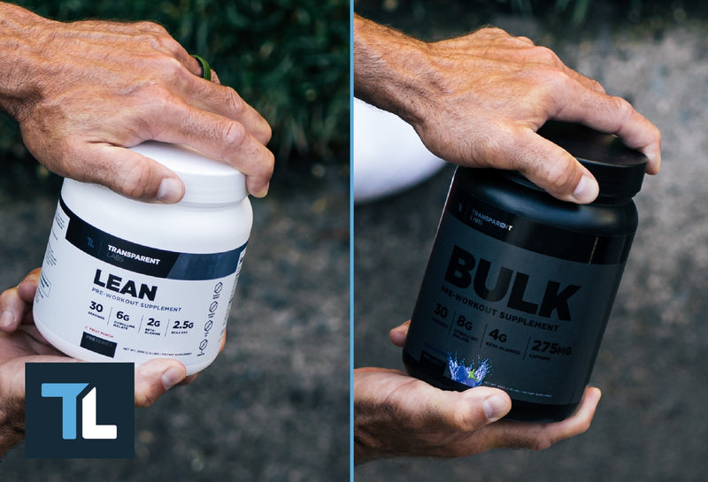 Transparent Labs Lean vs. Bulk