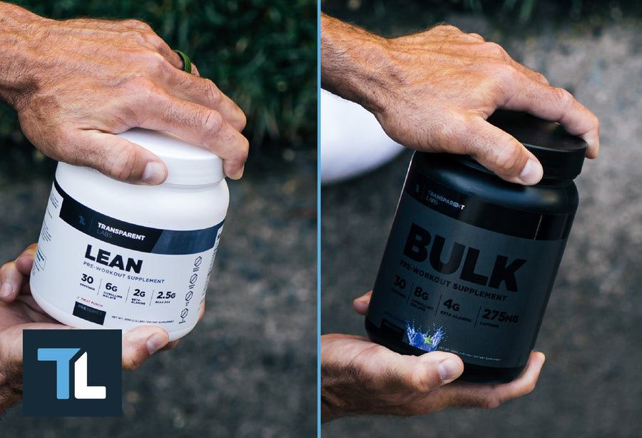 Transparent Labs Lean vs. Bulk