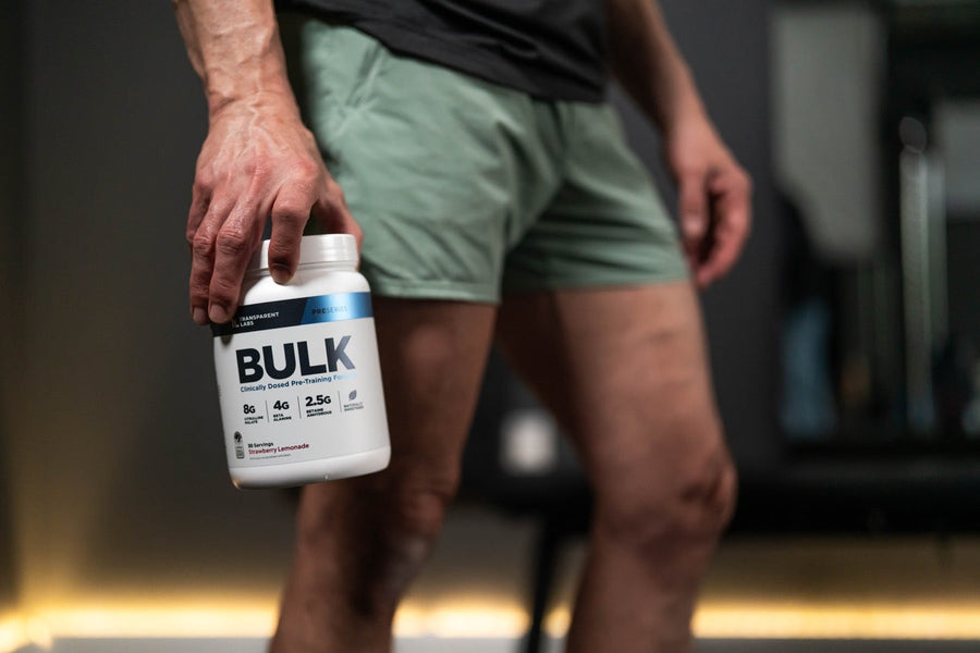 protein and pre-workout