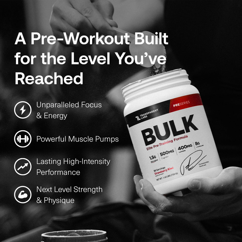 David Laid Bulk Pre-Workout | High-Stim Formula – Transparent Labs