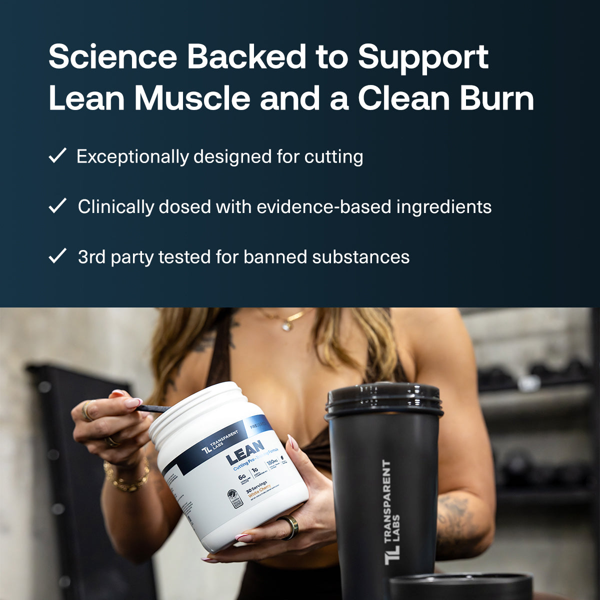 Lean Pre Workout Supplement by Transparent Labs