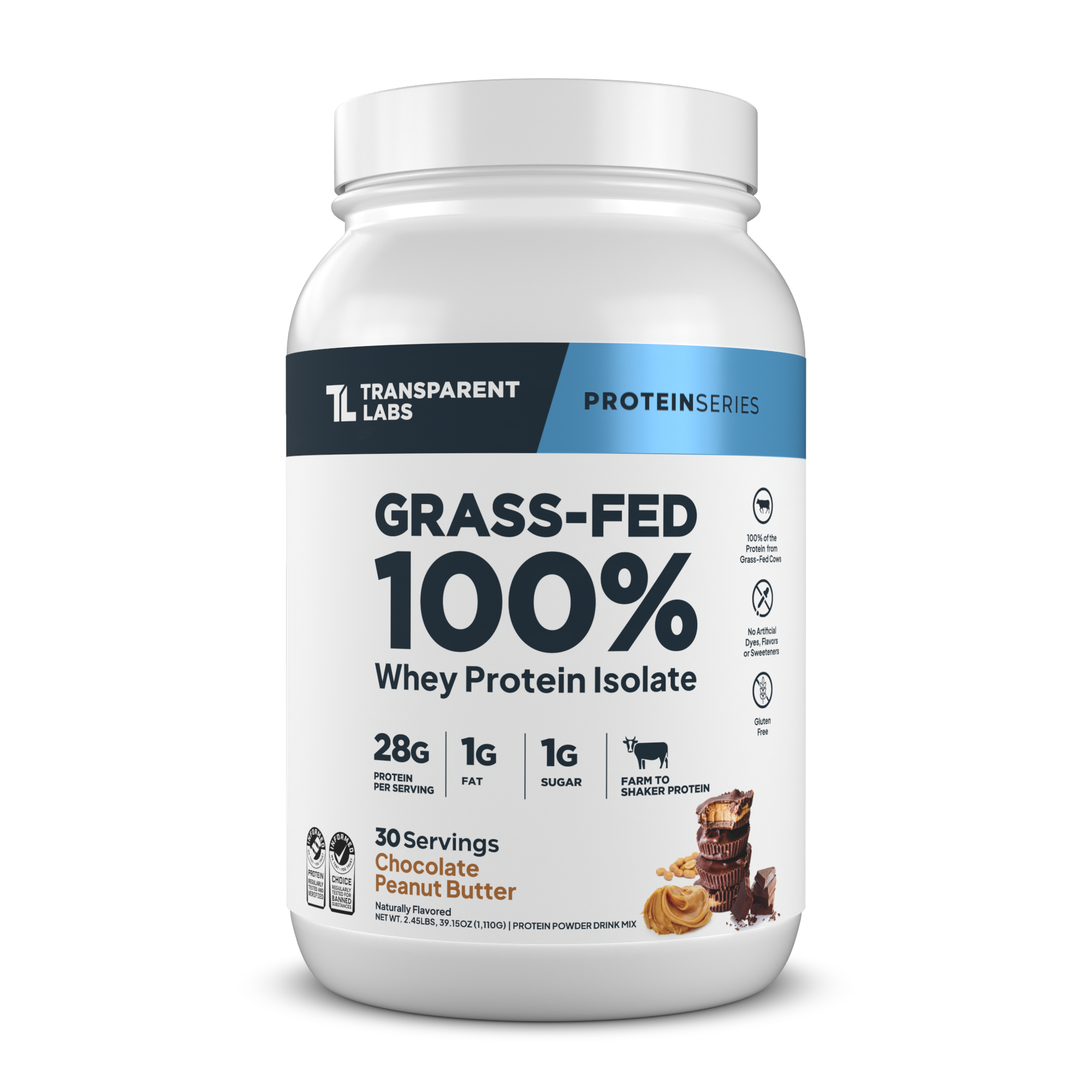 Transparent Labs 100% Whey Protein Isolate
