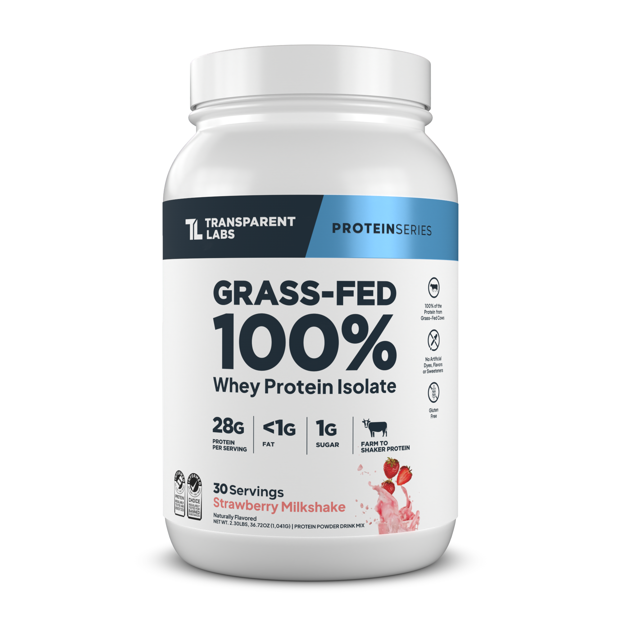 Transparent Labs 100% Grass Fed Whey Protein