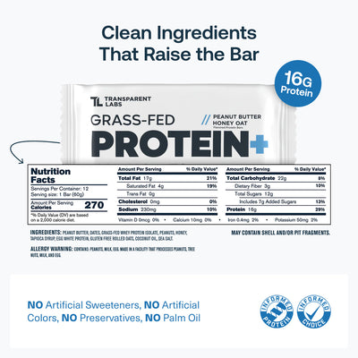 Peanut Butter Honey Oat-12 Bars