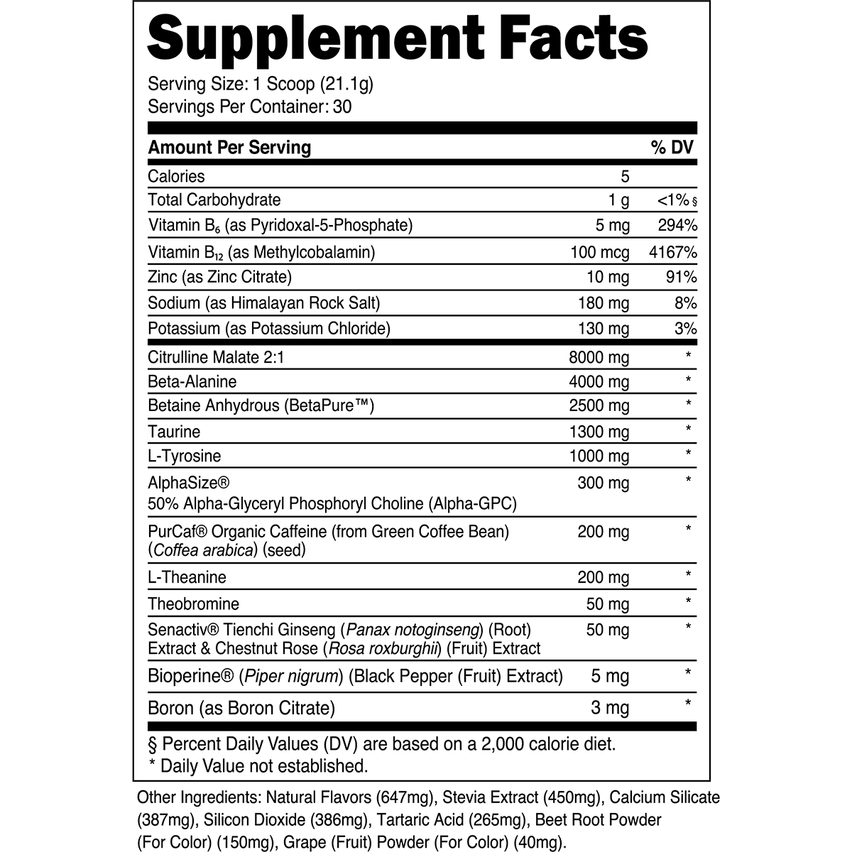 30 Servings-Black Cherry