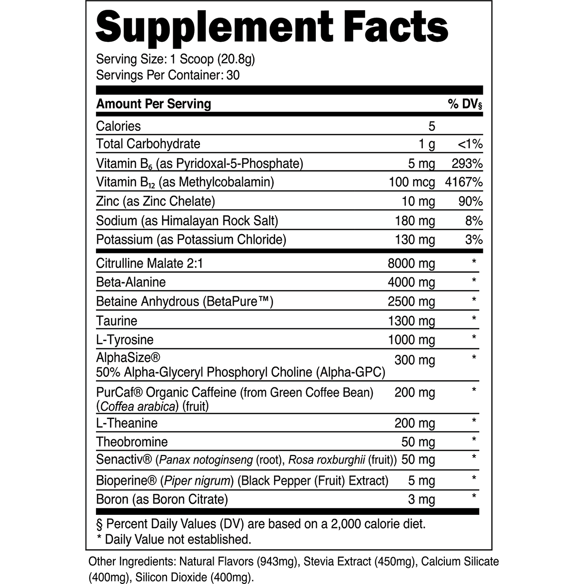 Transparent Labs BULK Pre-Workout Transparent Labs BULK Pre-Workout
