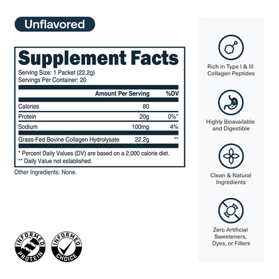 20 Stick Packs-Unflavored