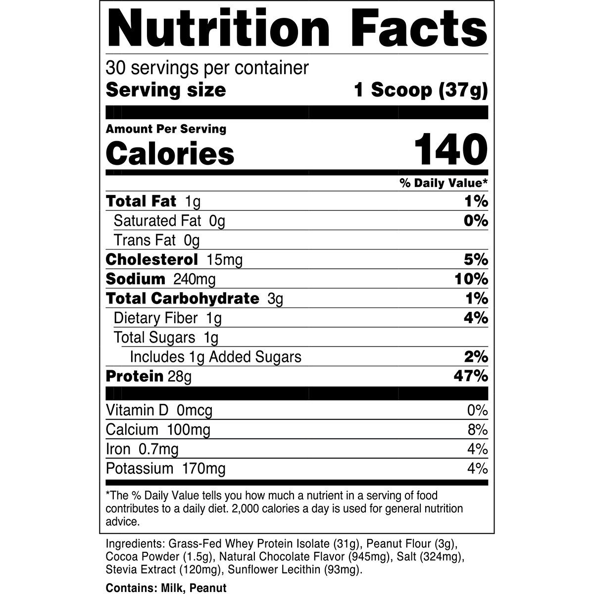 Chocolate Peanut Butter-2LB