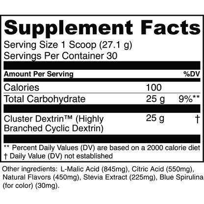 30 Servings-Blue Raspberry