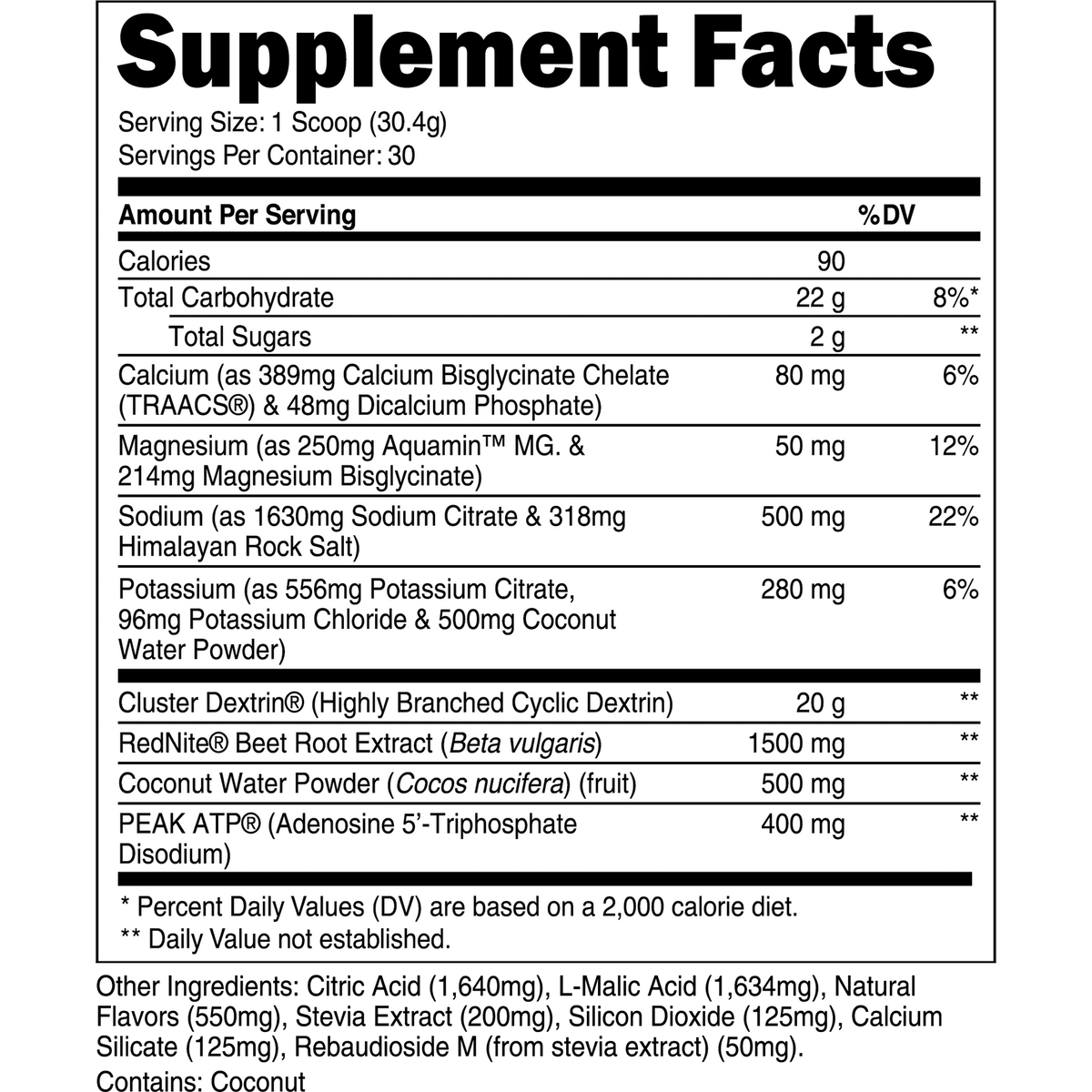 30 Servings-Fruit Punch