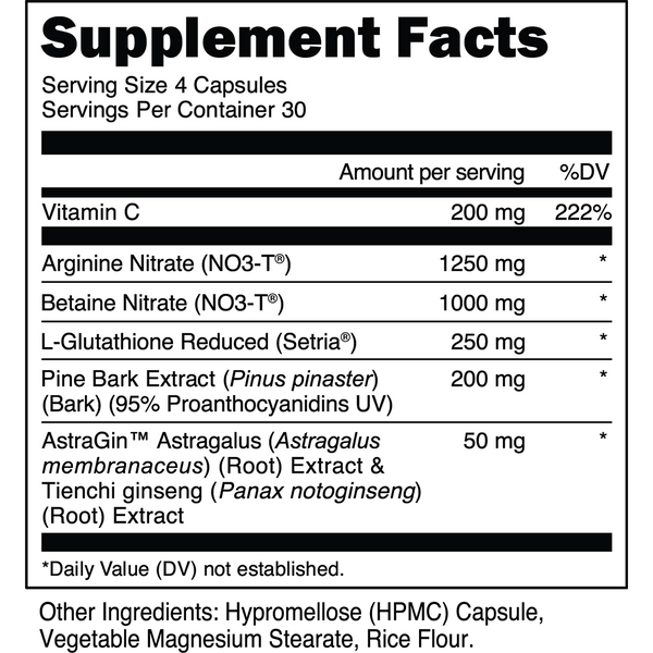 Nutrition & Supplement Facts