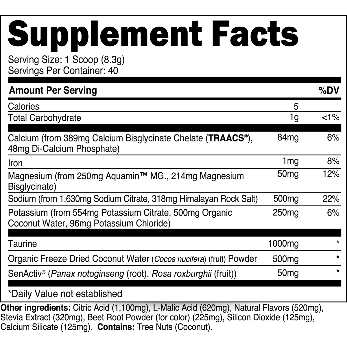 40sv Tub / Orange Cranberry