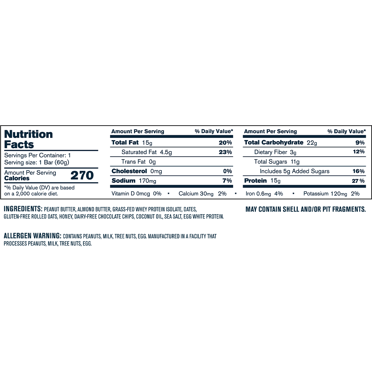 Oatmeal Chocolate Chip-12 Bars