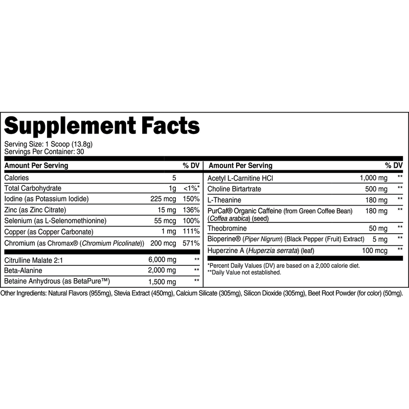 30 Servings / Raspberry Hibiscus