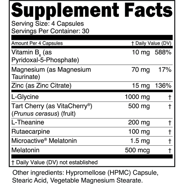 Nutrition & Supplement Facts