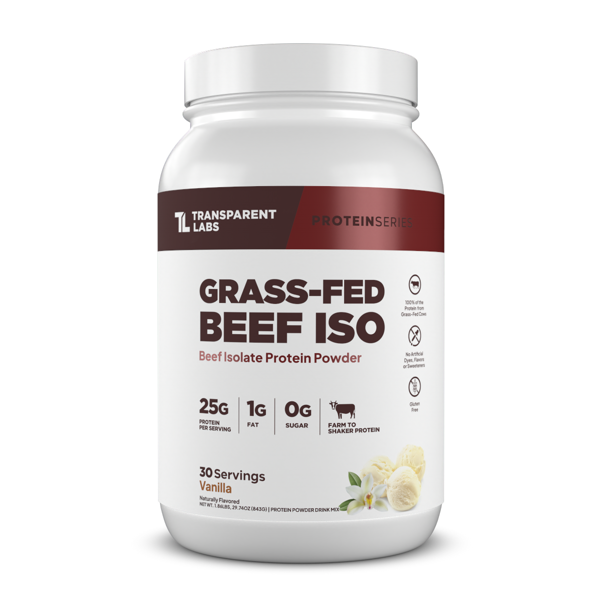 Grass-Fed Beef Protein Isolate – Transparent Labs