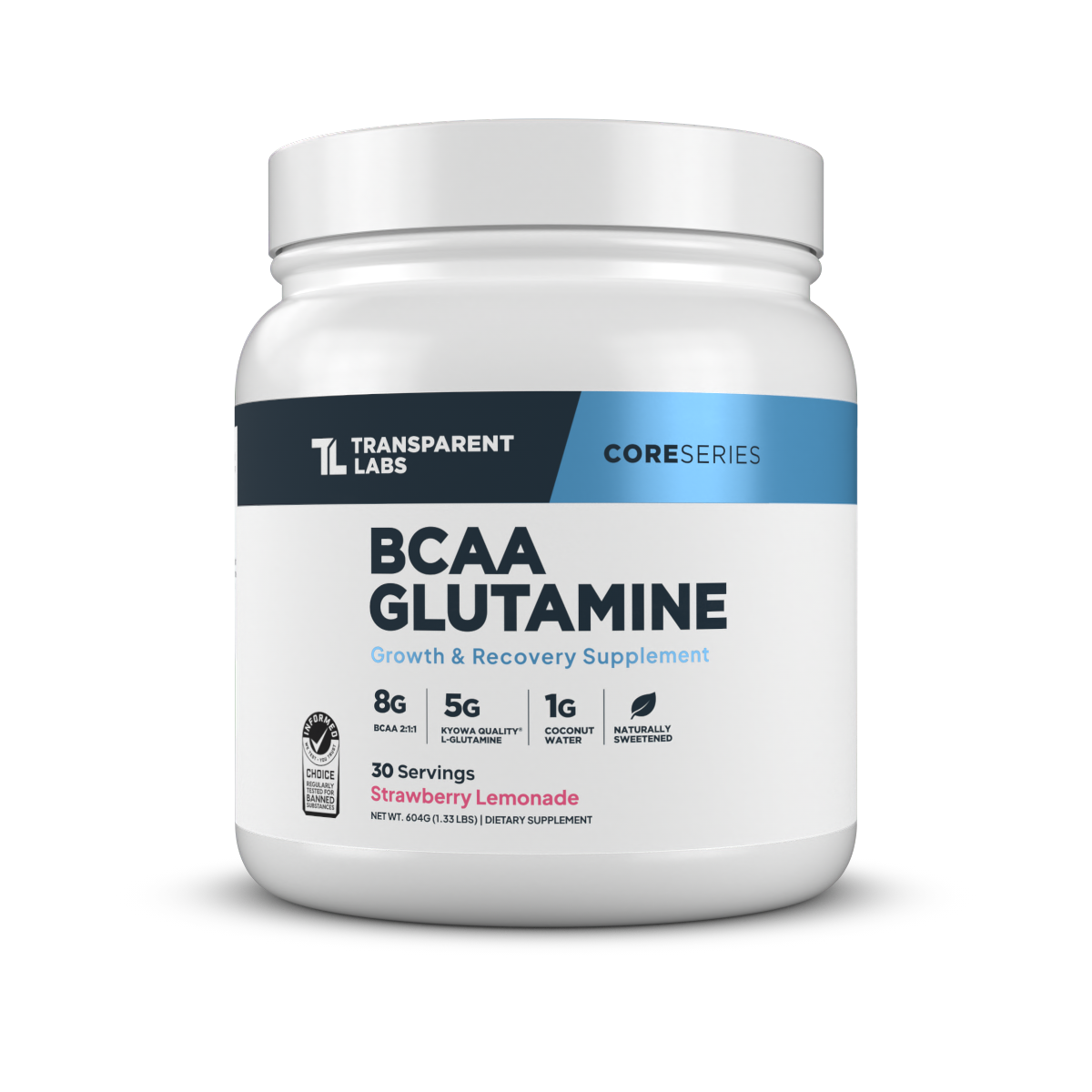 BCAA Glutamine Powder - Recovery Supplement | Transparent Labs