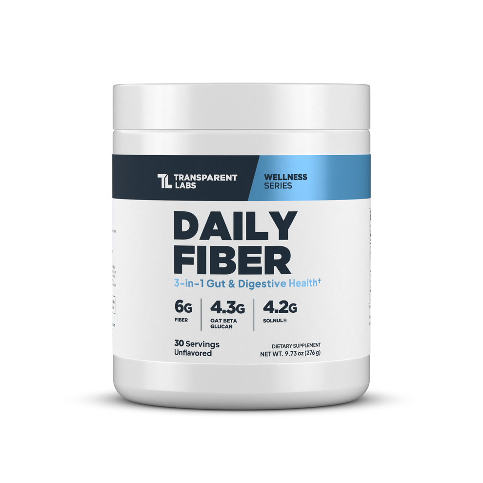 Daily Fiber Supplement - Gut & Digestive Health Powder – Transparent Labs