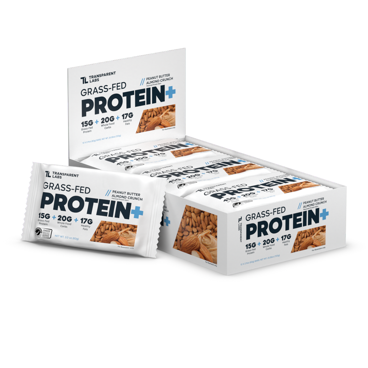 Peanut Butter Almond Crunch-12 Bars