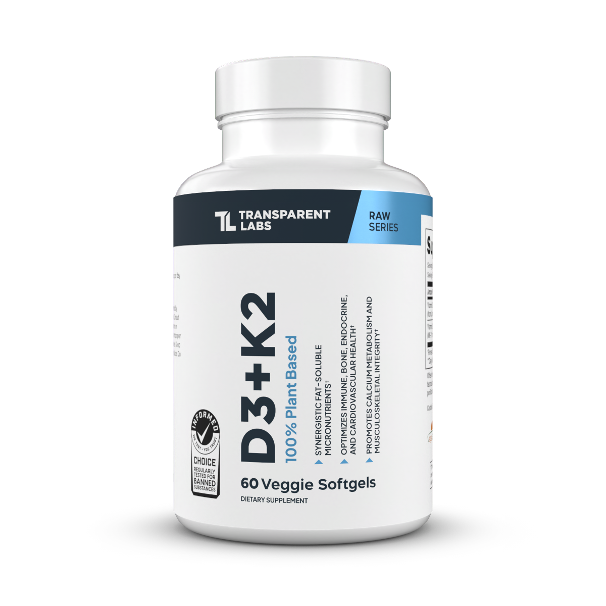 Vitamin D3 and K2