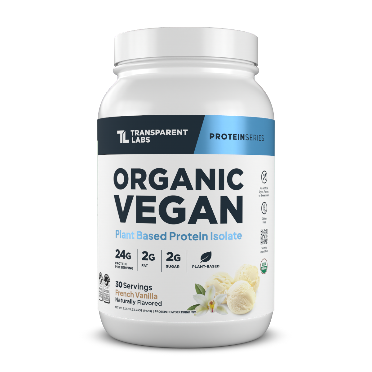 Organic Vegan Plant-Based Protein Isolate