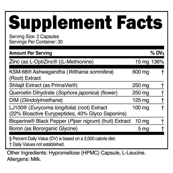 Nutrition & Supplement Facts