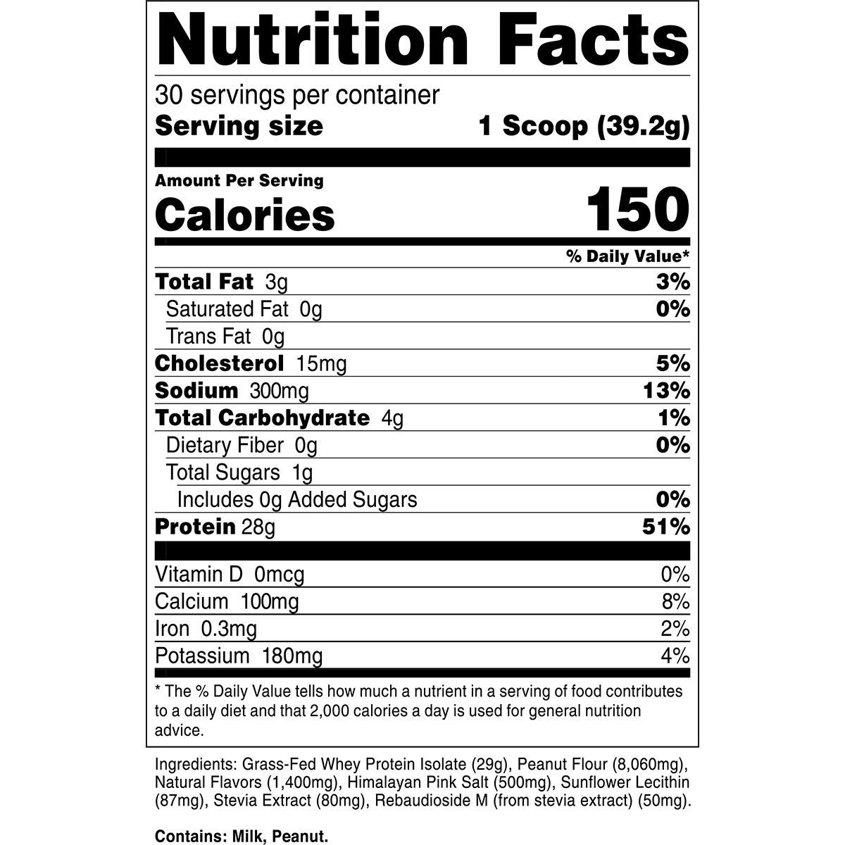 Vanilla Peanut Butter-2LB