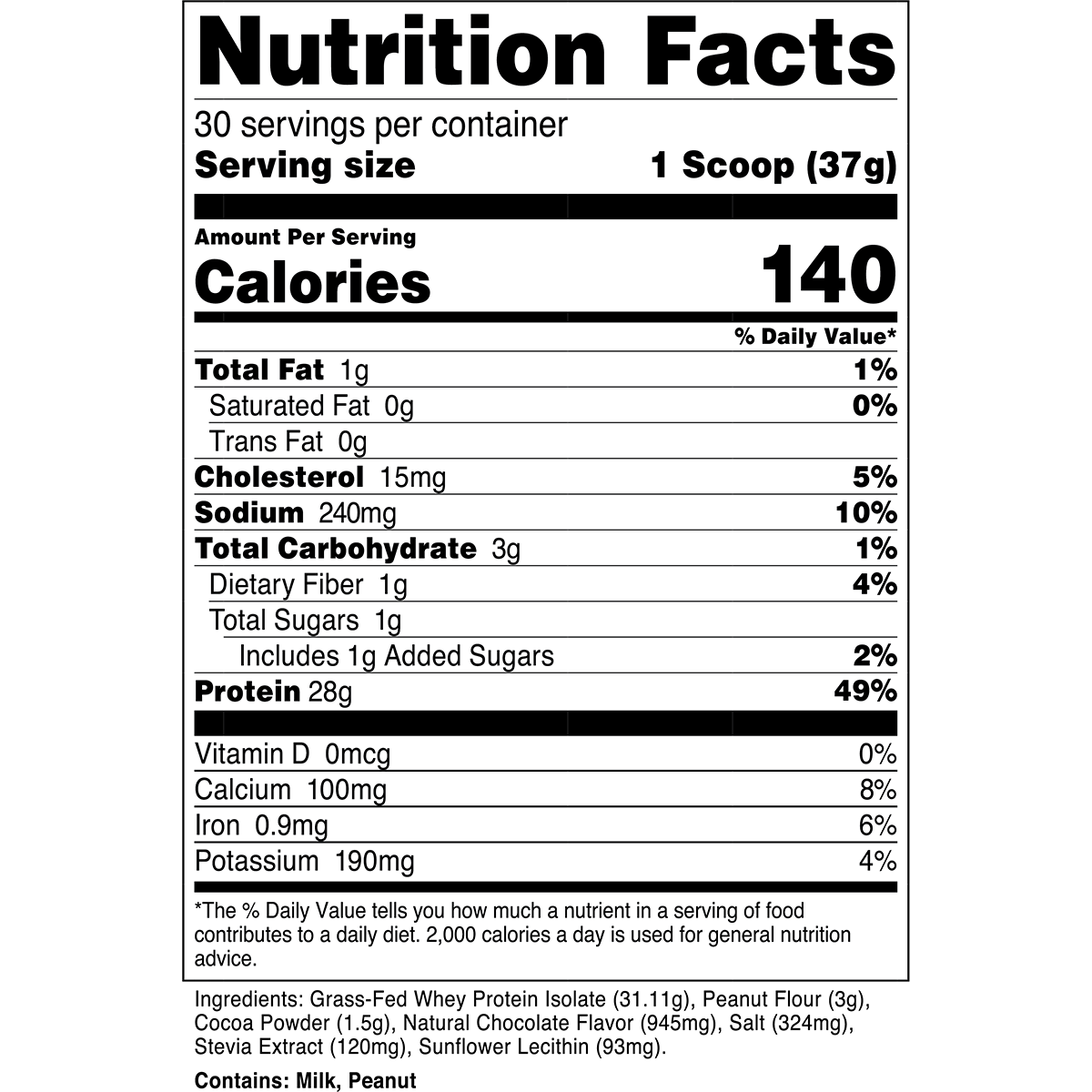 Chocolate Peanut Butter-2LB