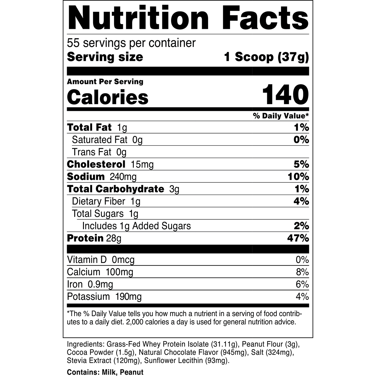 Chocolate Peanut Butter-4LB