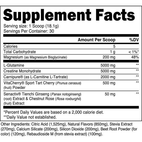 Nutrition & Supplement Facts